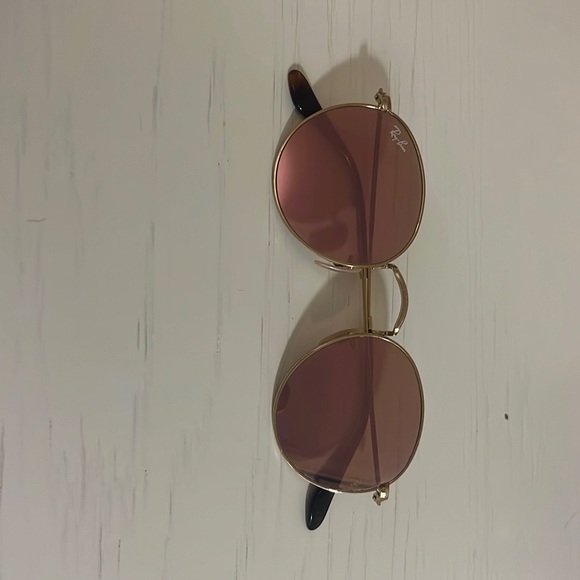 Rayban ROUND FLASH LENSES bronze pinkish - Picture 2 of 4